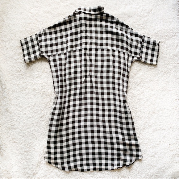 🌵 Madewell Checkered Courier Dress size XS 🌵 - Picture 3 of 8